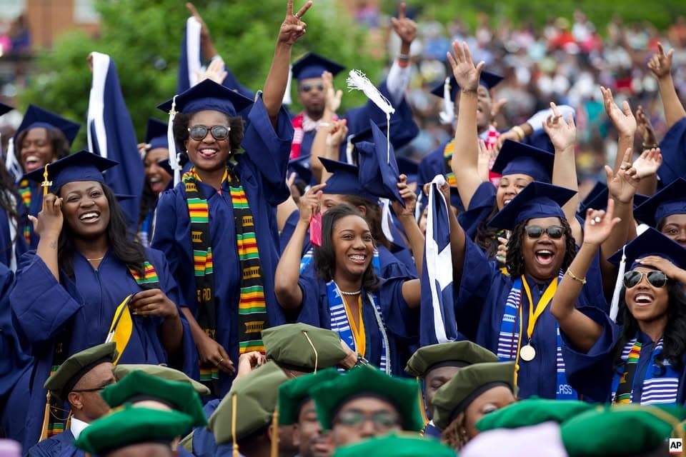 Students celebrating study abroad success